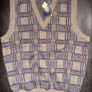 NWT VTG Hemingway Point Sweater Vest Men’s XL (fits L) Kmart Acrylic Wool Poly